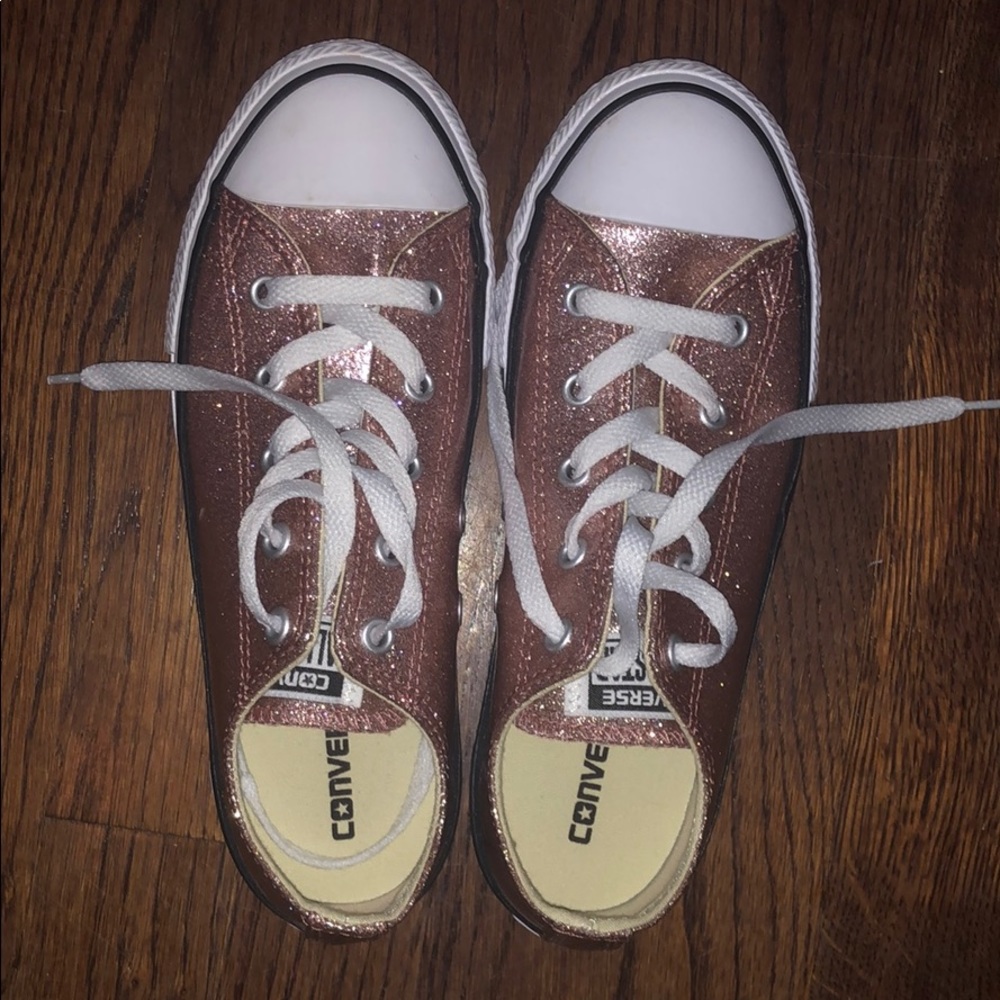 **SOLD** Pink Glitter Converse All-Star